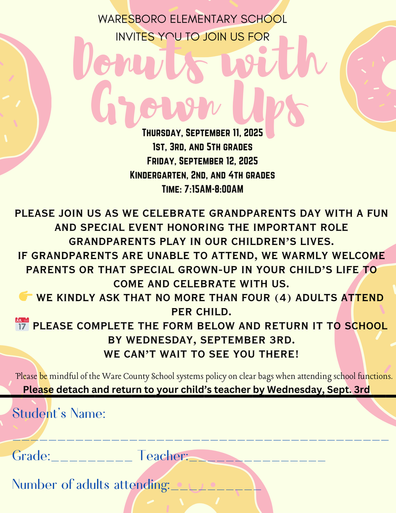 Donuts for Grownups English Flyer