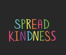 image of the words "Spread Kindness"