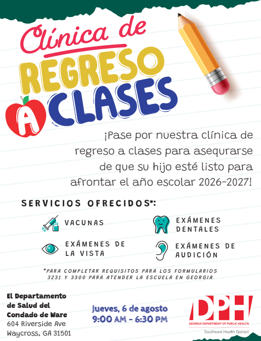 Back to School Clinic - Spanish