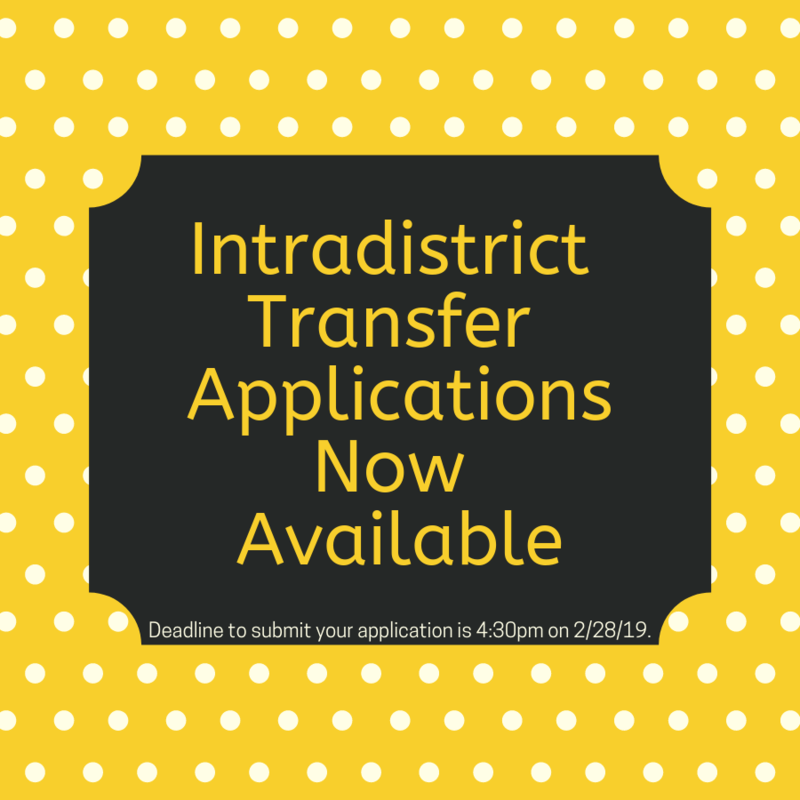 Intradistrict Transfer Applications