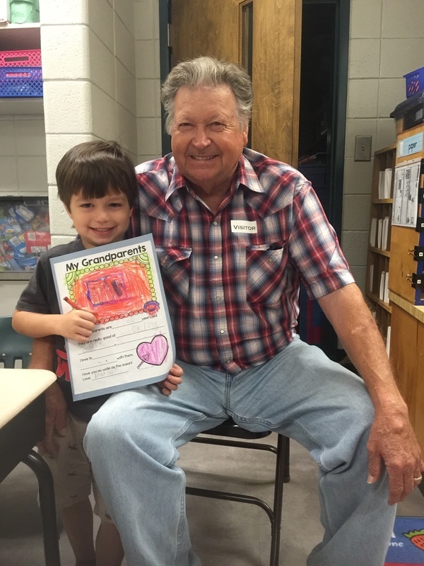 Brayden R. with his grandfather