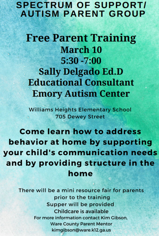 Parent Training Info