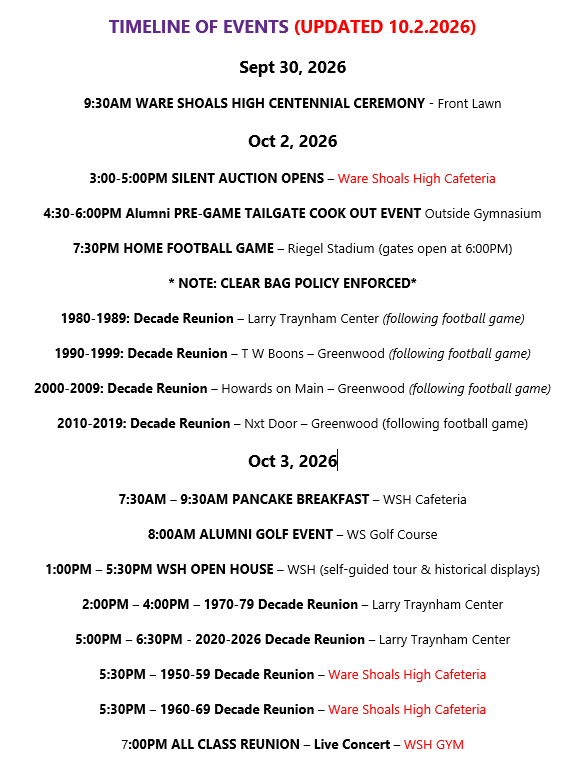 Image of Updated Events