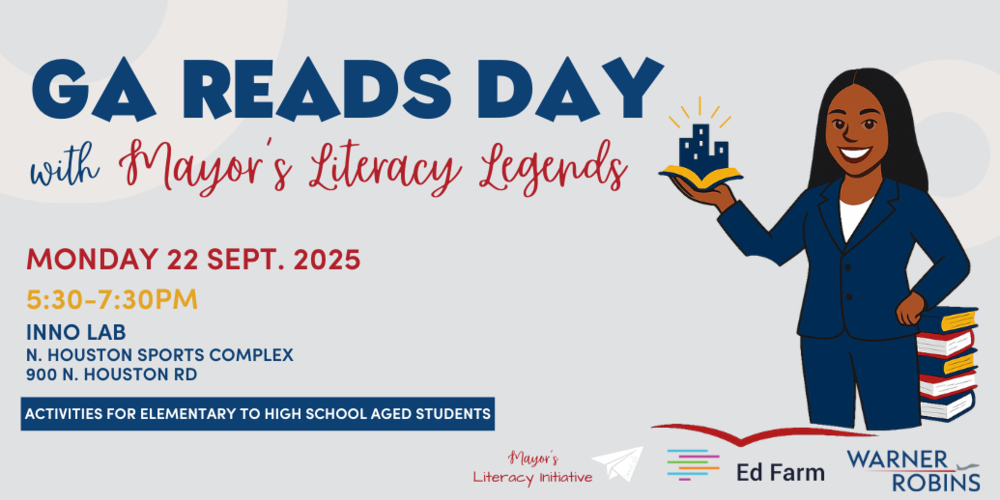 City of Warner Robins Hosts Georgia Reads Day with Mayor’s Literacy Legends