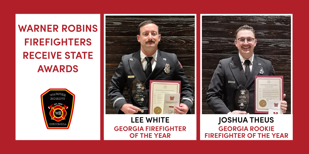 City of Warner Robins Firefighters Recognized by the State of Georgia During Firefighter Recognition Week 