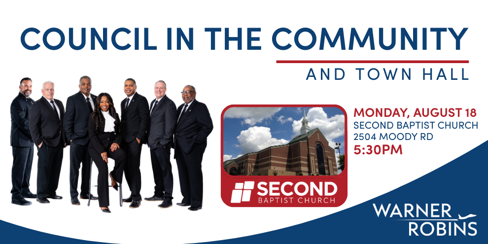 City of Warner Robins to Host Council in the Community