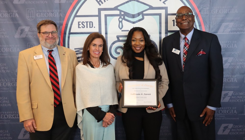 Mayor LaRhonda Patrick Receives Recognition for Training Accomplishment