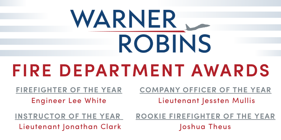 Warner Robins Fire Department Recognizes Outstanding Achievements