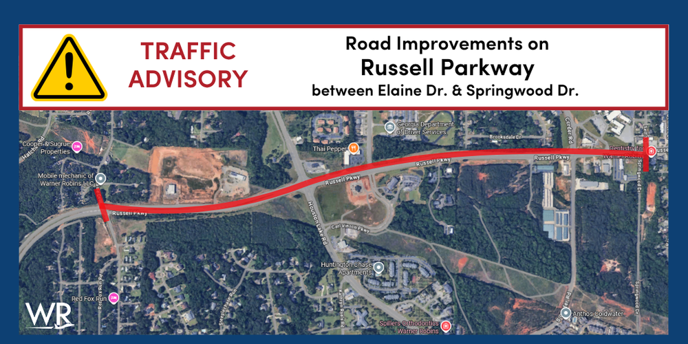 Traffic Alert: Lane Reduction on Russell Parkway