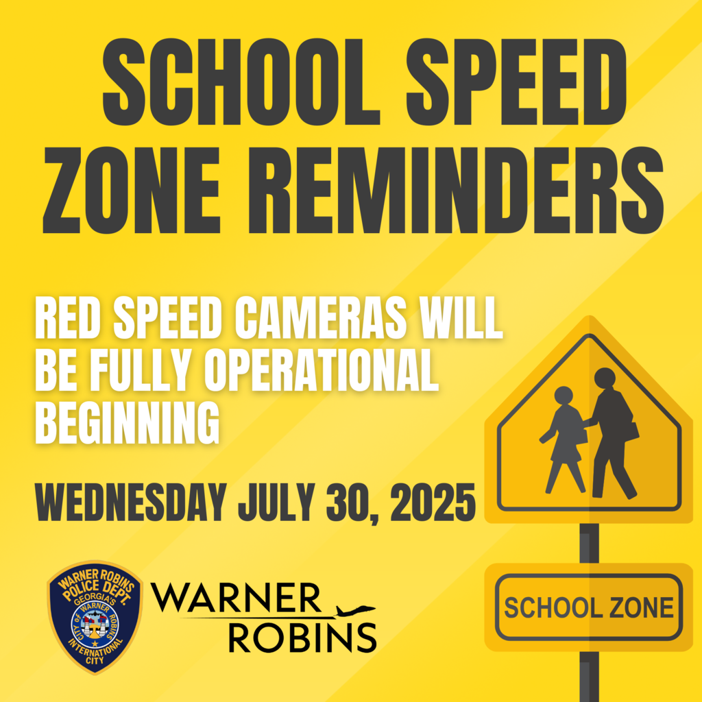 School zone speed cameras will be fully operational starting July 30, 2025. Let's keep our students safe—drive responsibly and stick to speed limits in school zones. 