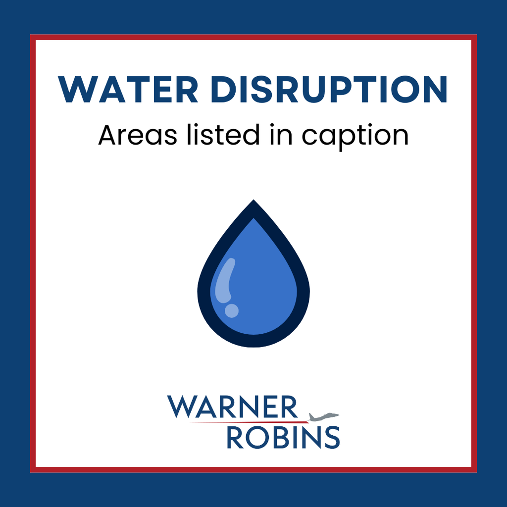 Water Disruption scheduled for November 1st; west side of Carl Vinson from Leverette Rd. to Russell Parkway