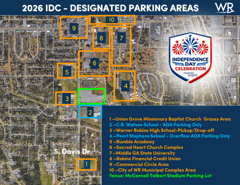 2026 IDC Designated Parking Areas