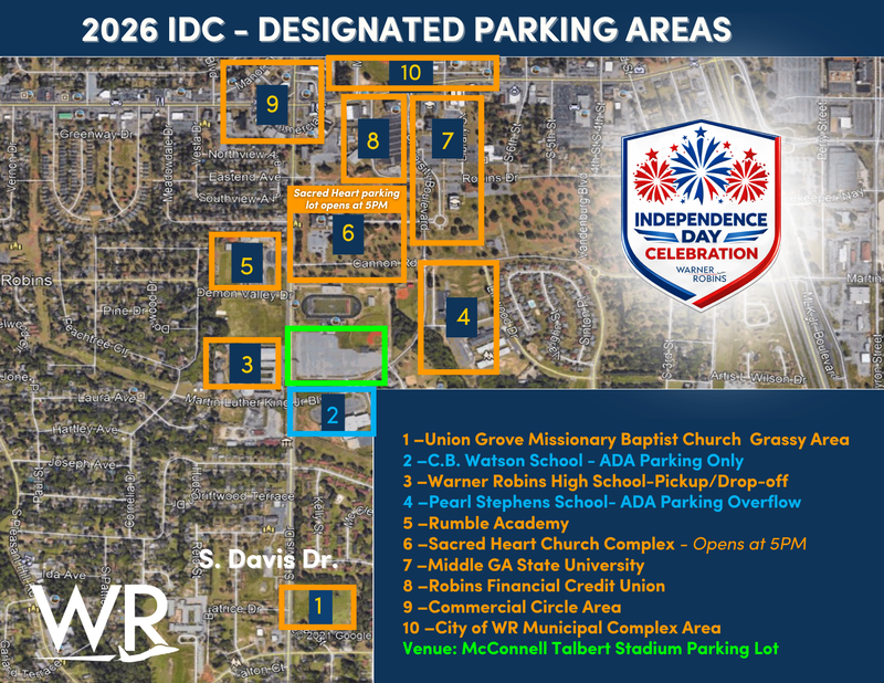 2026 IDC Designated Parking Areas