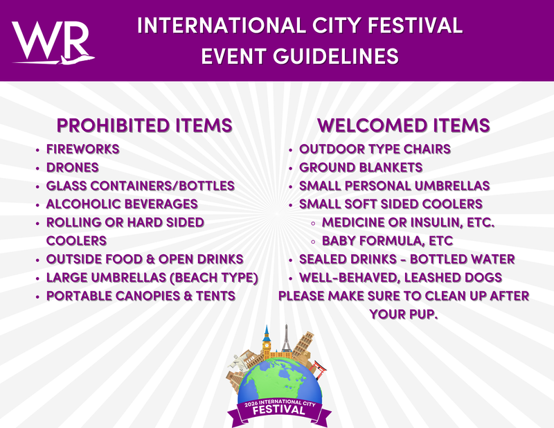 international city FESTIVAL event guidelines