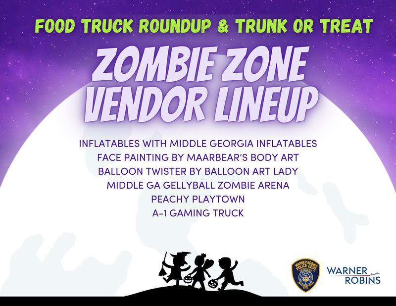 Zombie Zone Vendor Lineup