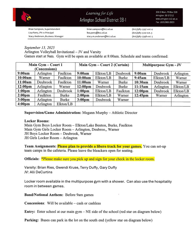 schedule