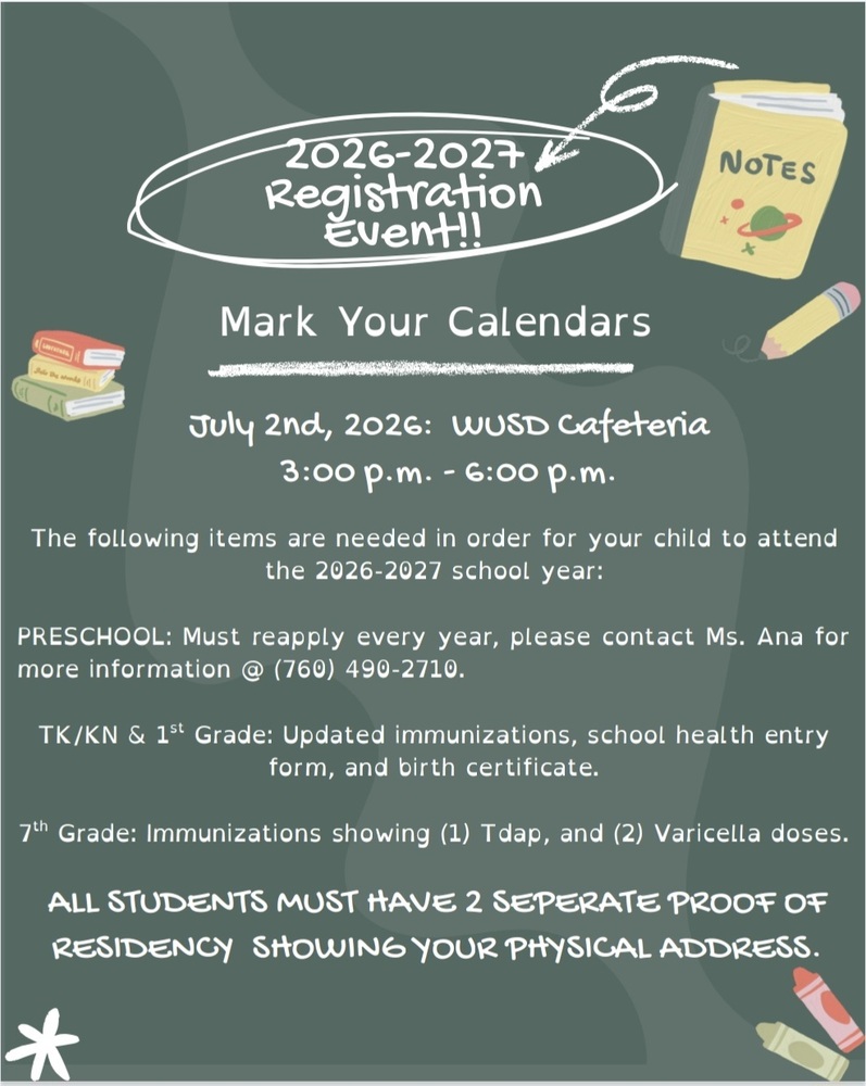 Upcoming Registration Event