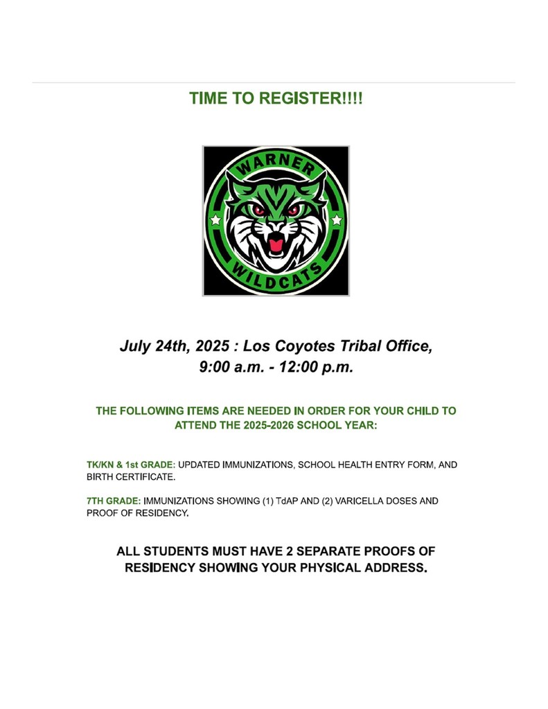 Los Coyotes Registration Day