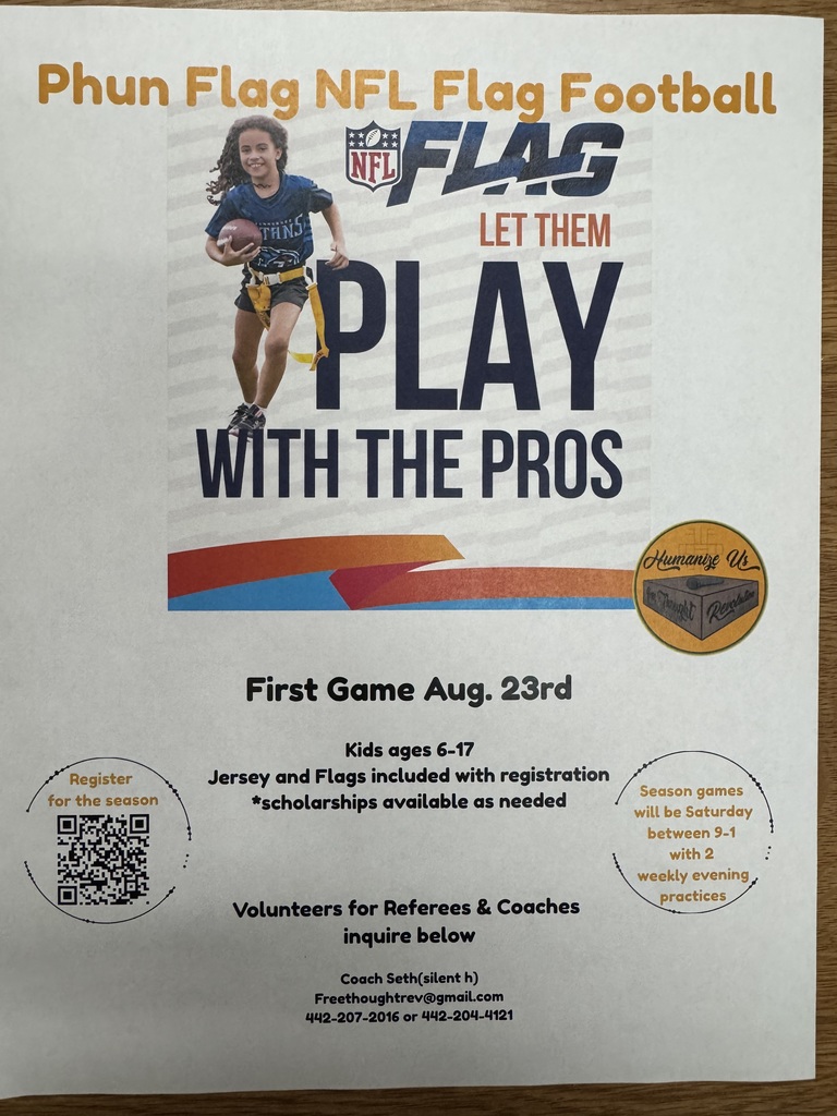 Kids Age 6-17 Flag Football League