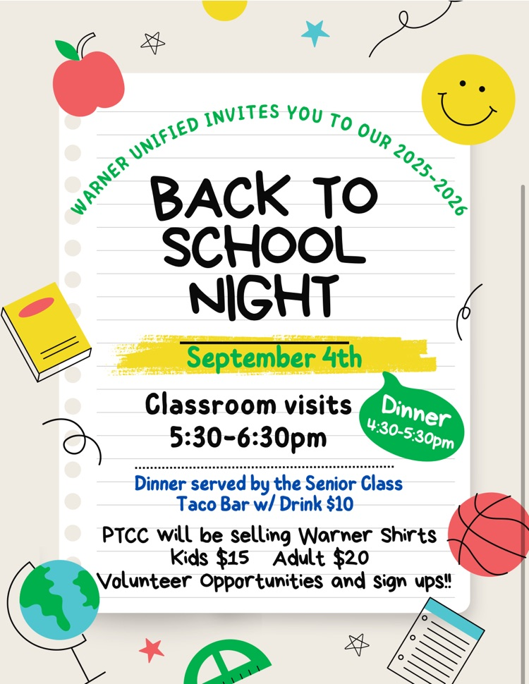 back to school night! 
