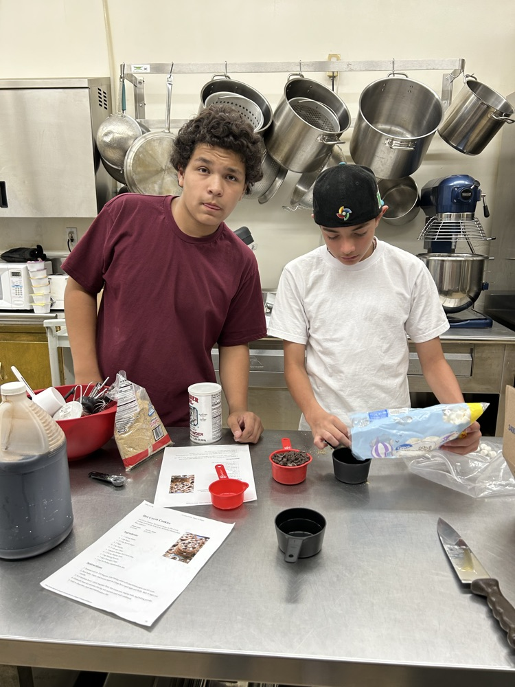 middle school cooking