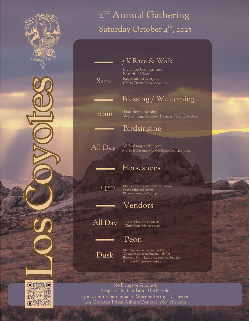 Los Coyotes 2nd Annual Gathering