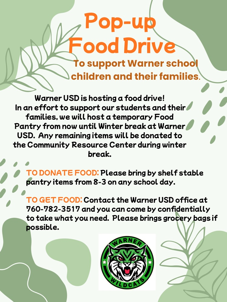 Pop up food pantry