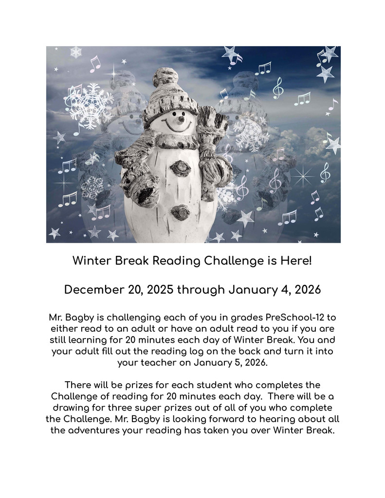 Winter Break Reading Challenge!