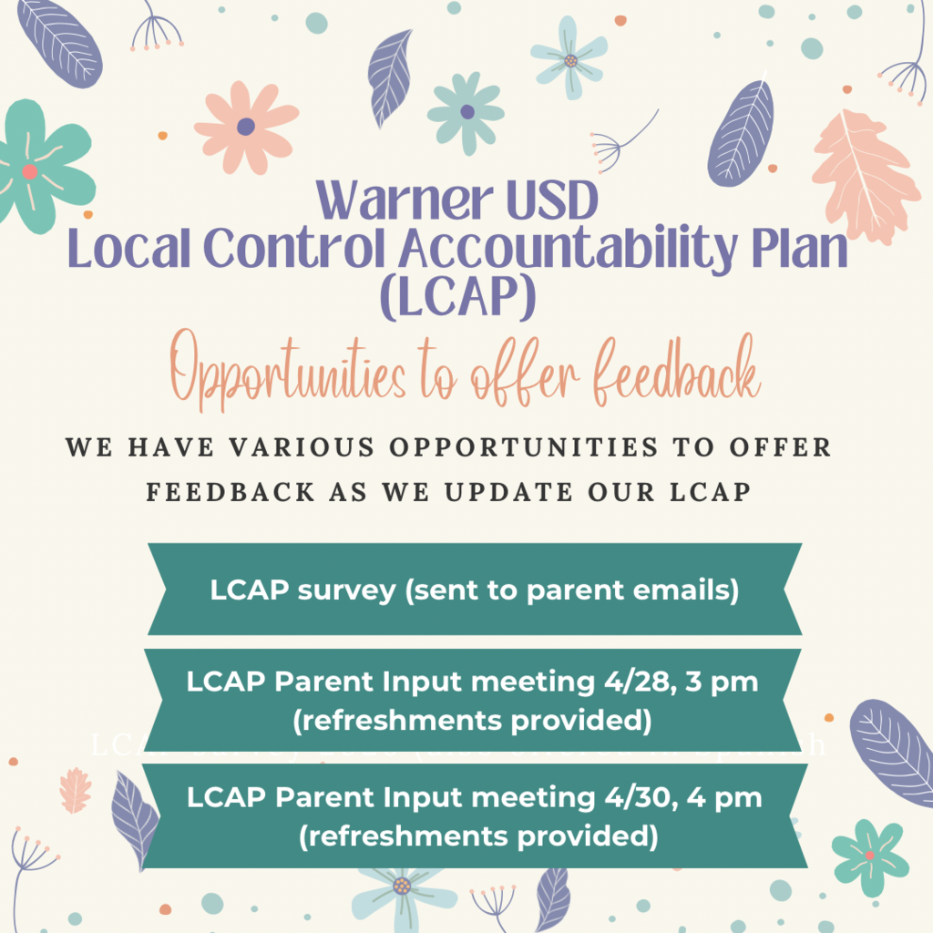 lcap feedback
