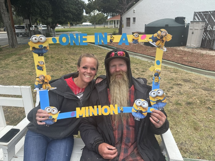 Ms. Andrea and Mr. Matt “One in a Minion"