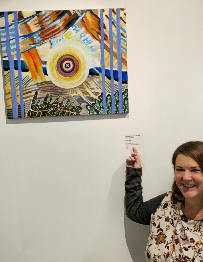 Ms.Poole at her art