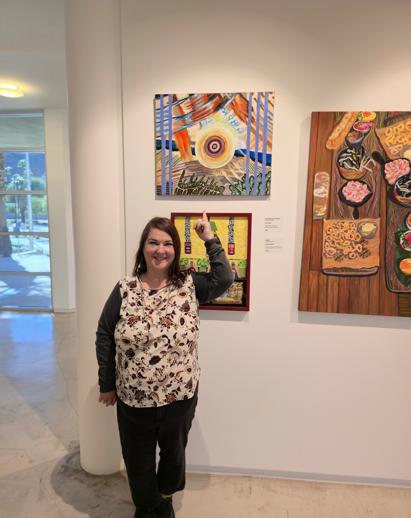 Ms.Poole at her art