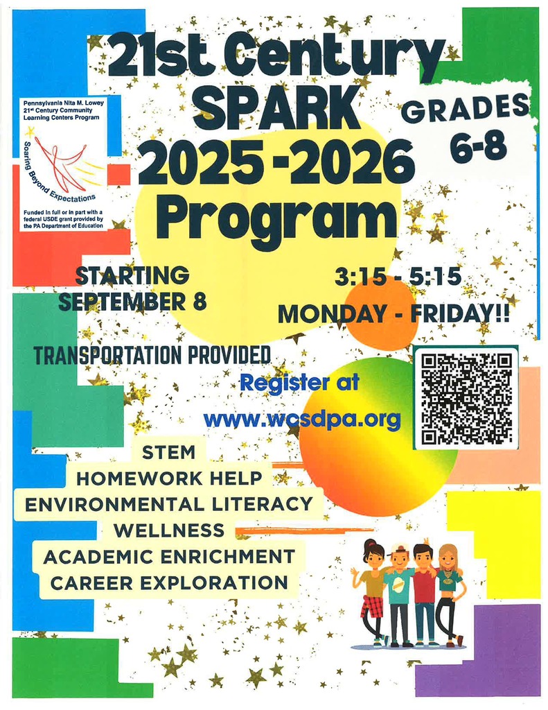 21st Century SPARK Middle Level  Program 25-26