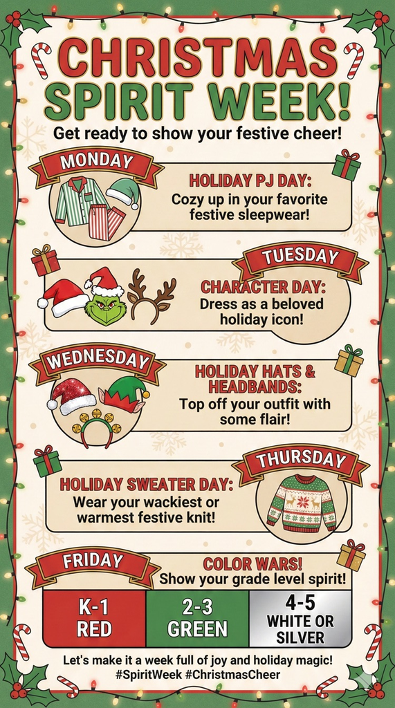 k-5 spirit week