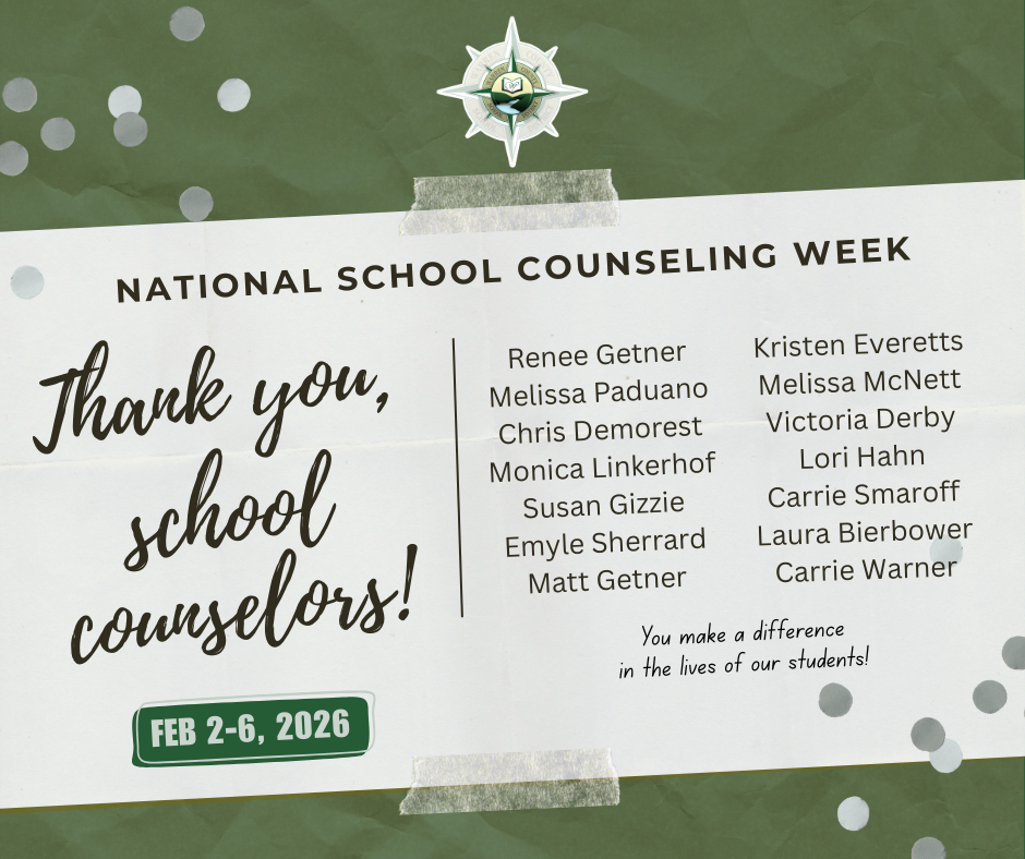 Thank you school counselors
