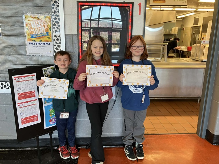 February golden character winners