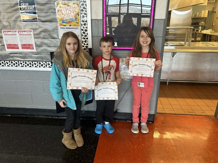 February golden character winners