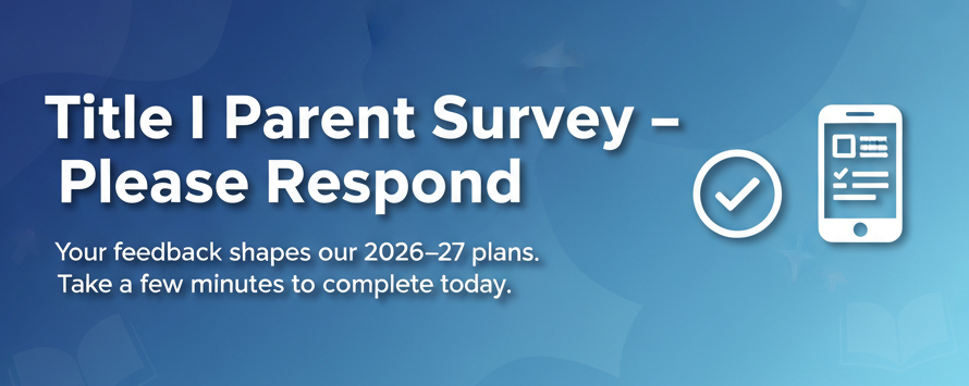 Title I Parent Survey Request - decorative banner