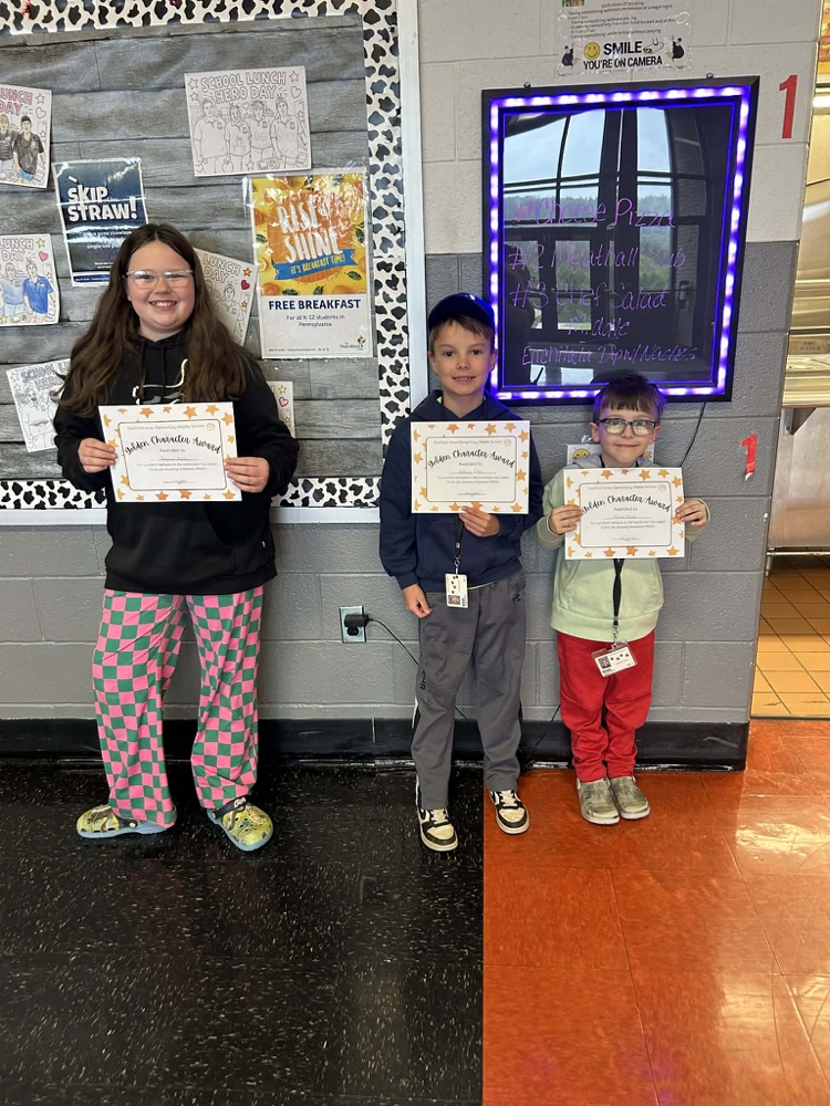 April golden character winners