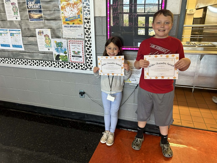 April golden character winners