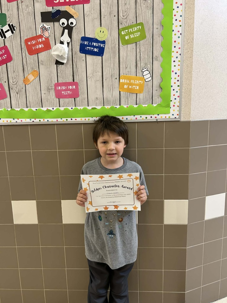 April golden character winners