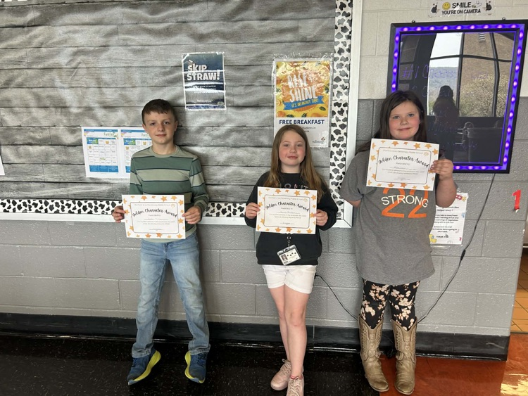 April golden character winners