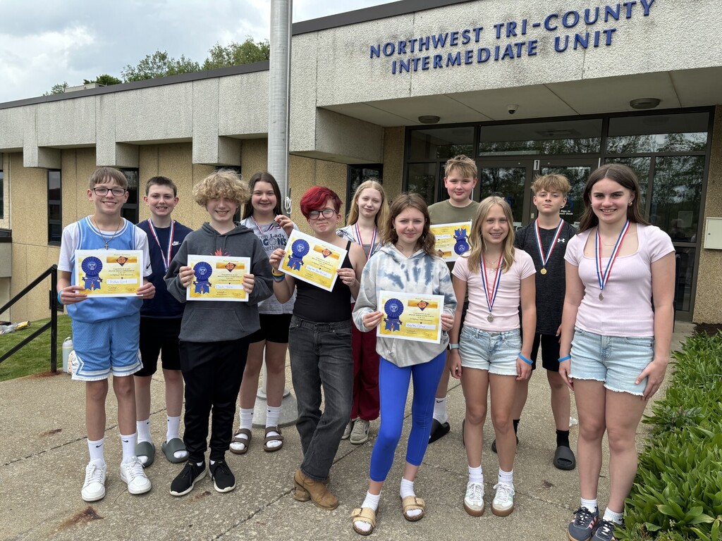 Students who attended Math 24 Challenge at Northwest Tr-County Intermediate Unit