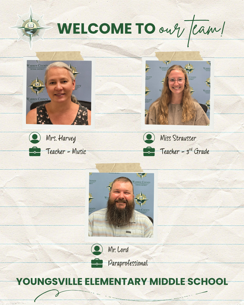 New staff at Youngsville Elementary Middle School