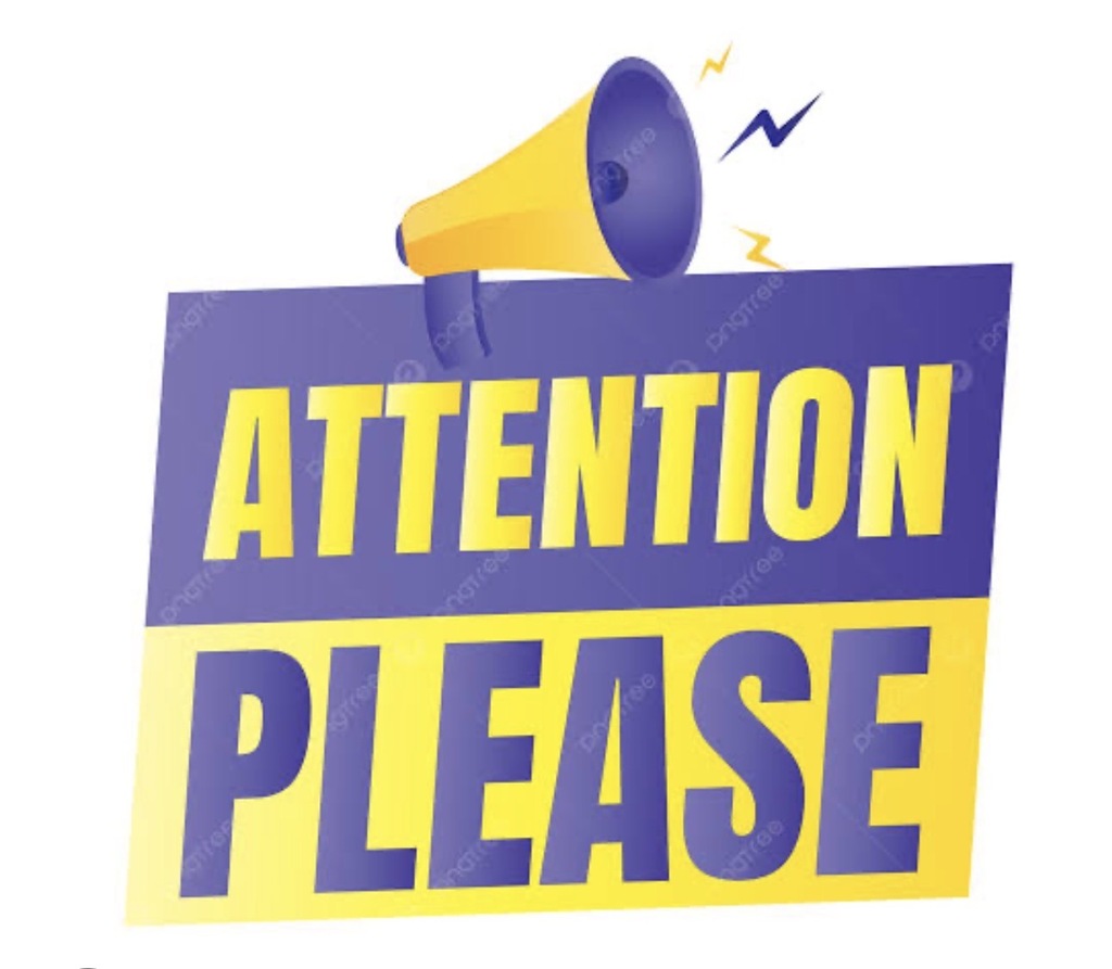 Attention please! 