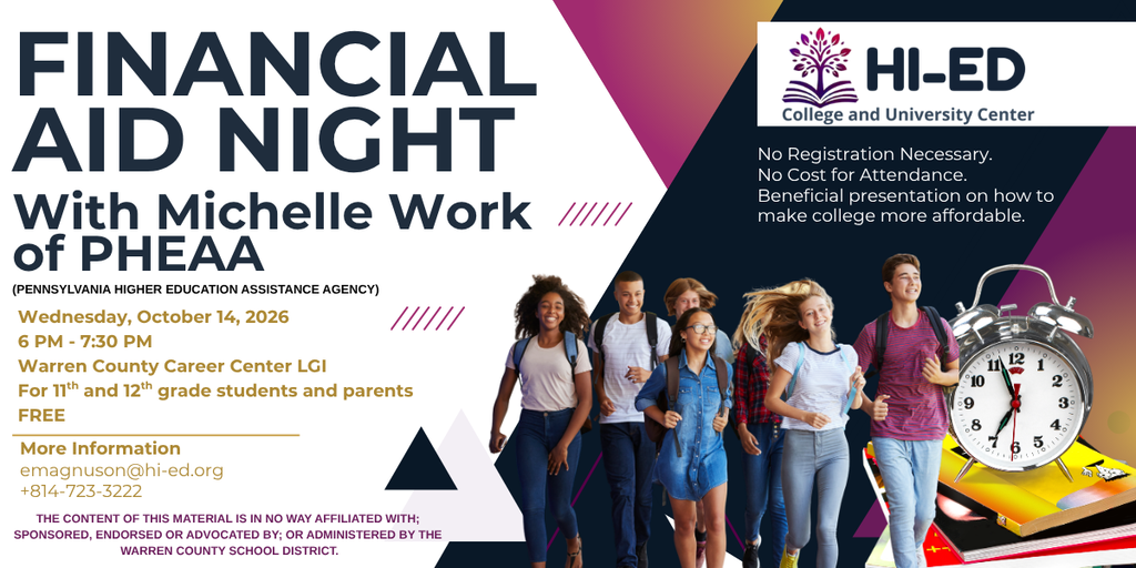 Financial Aid Night Flyer