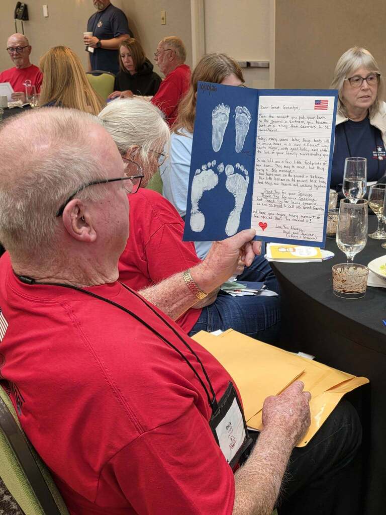 Buffalo Niagara Honor Flight reading card