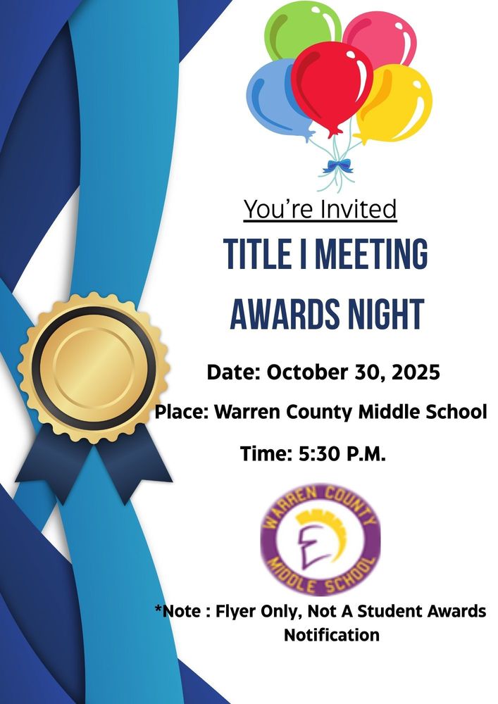 Title I /Awards Night Flyer 
