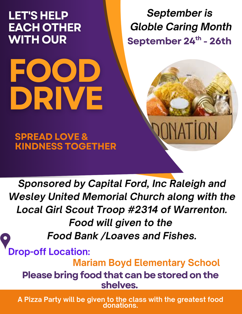 Food Drive 9-2025
