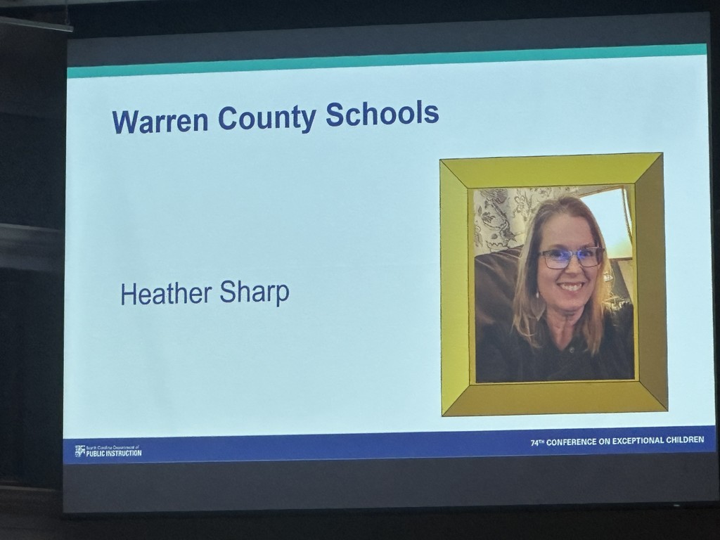 Heather Sharp Teacher of Excellence Recognition